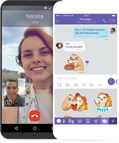 Viber is a free messaging and calling app